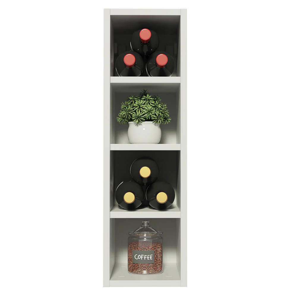 Adega Madesa Acordes 100% MDF 20 cm Branco - Image 3