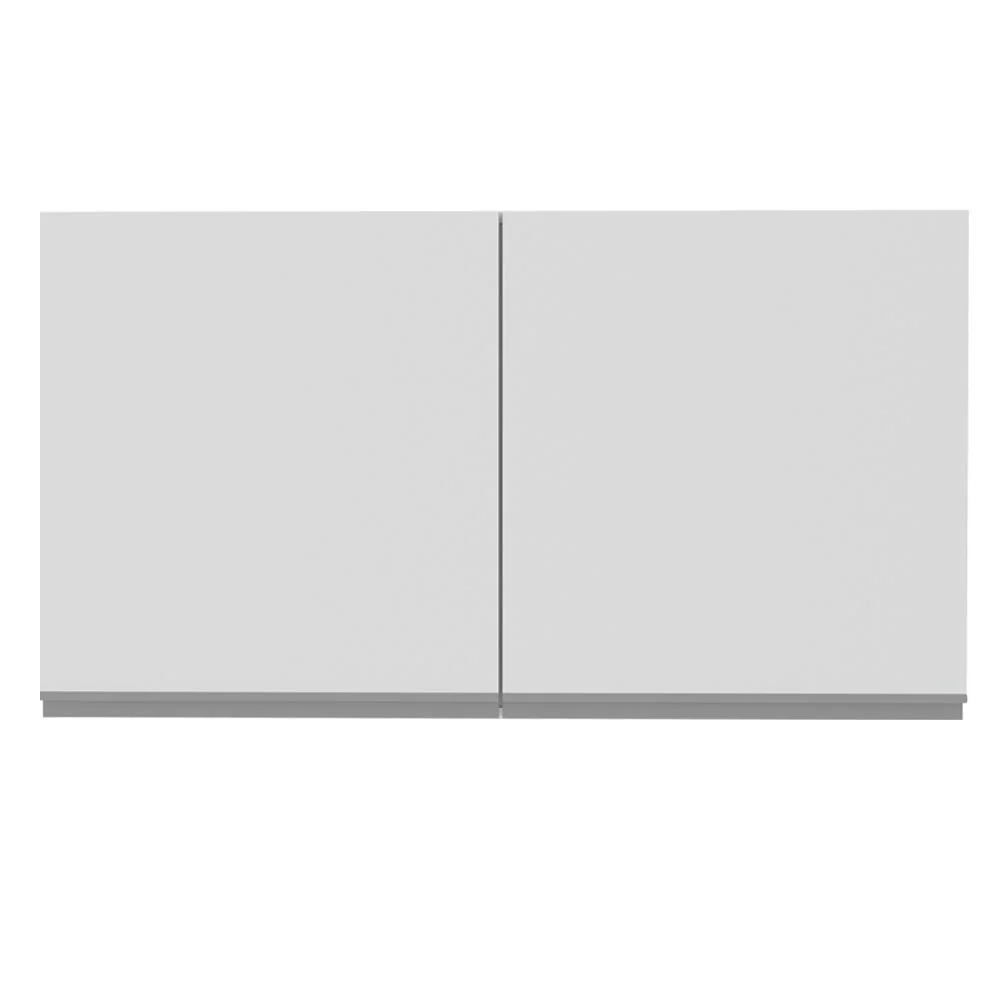 Armário Aéreo Madesa Glamy 120 cm 2 Portas Branco - Image 7