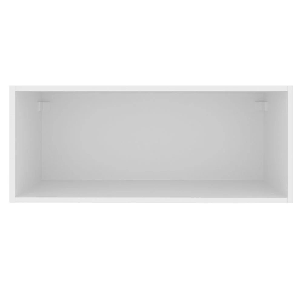Armário Aéreo Madesa Glamy 80 cm 1 Porta Basculante Branco/Crema - Image 8