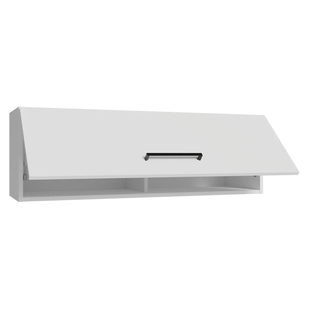 Armário Aéreo 100 cm 1 Porta Basculante Branco Agata Madesa - Image 5