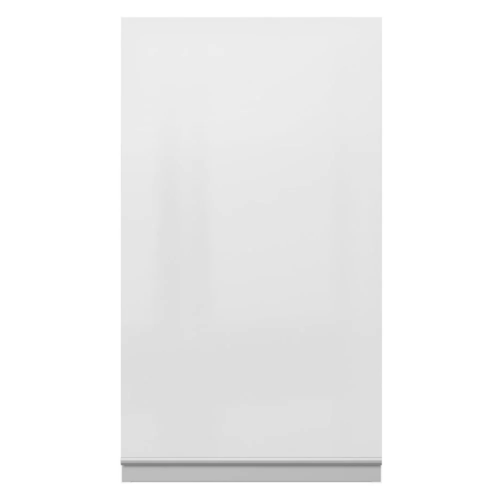 Armário Aéreo 100% MDF 35 cm 1 Porta Branco Brilho Acordes Madesa - Image 6