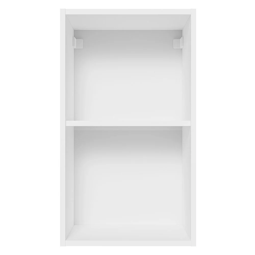 Armário Aéreo 100% MDF 35 cm 1 Porta Branco/Preto Acordes Madesa - Image 7