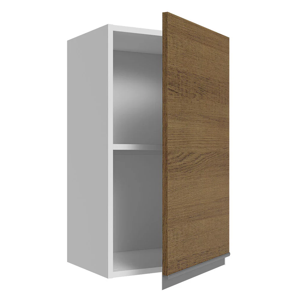 Armário Aéreo 100% MDF 35 cm 1 Porta Branco/Rustic Acordes Madesa - Image 5
