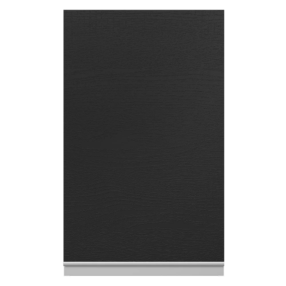Armário Aéreo 100% MDF 40 cm 1 Porta Branco/Preto Acordes Madesa - Image 5
