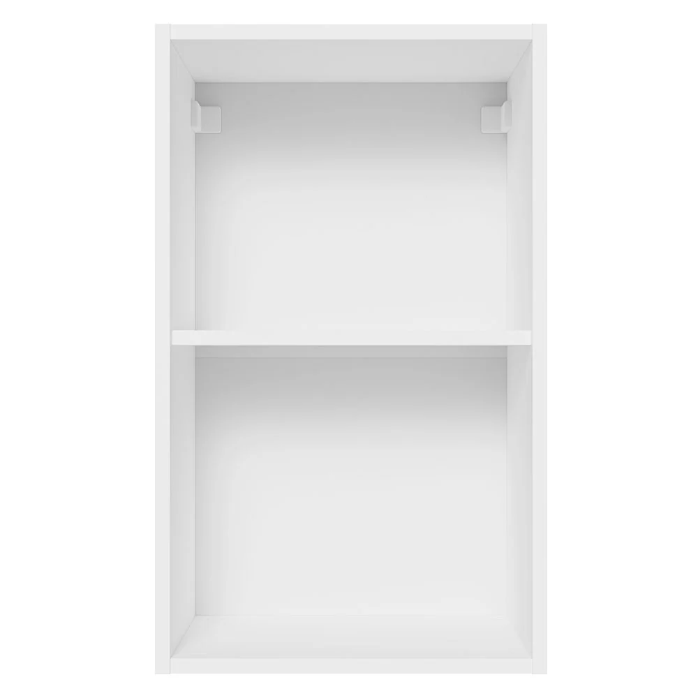 Armário Aéreo 100% MDF 40 cm 1 Porta Branco/Preto Acordes Madesa - Image 6