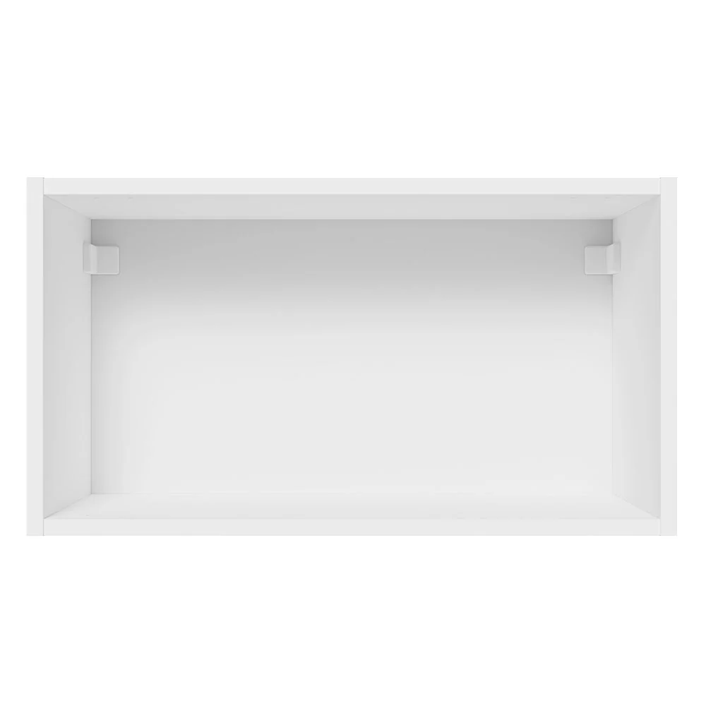 Armário Aéreo 100% MDF 60 cm 1 Porta Basculante Branco/Preto Acordes Madesa - Image 6