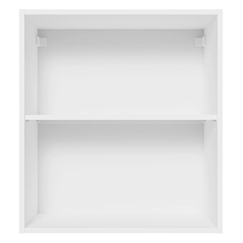 Armário Aéreo 100% MDF 60 cm 1 Porta Branco/Preto Acordes Madesa - Image 6