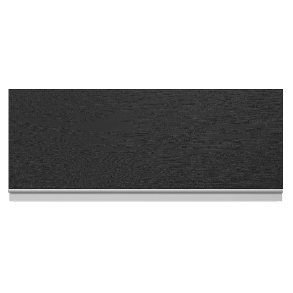 Armário Aéreo 100% MDF 80 cm 1 Porta Basculante Branco/Preto Acordes Madesa - Image 5