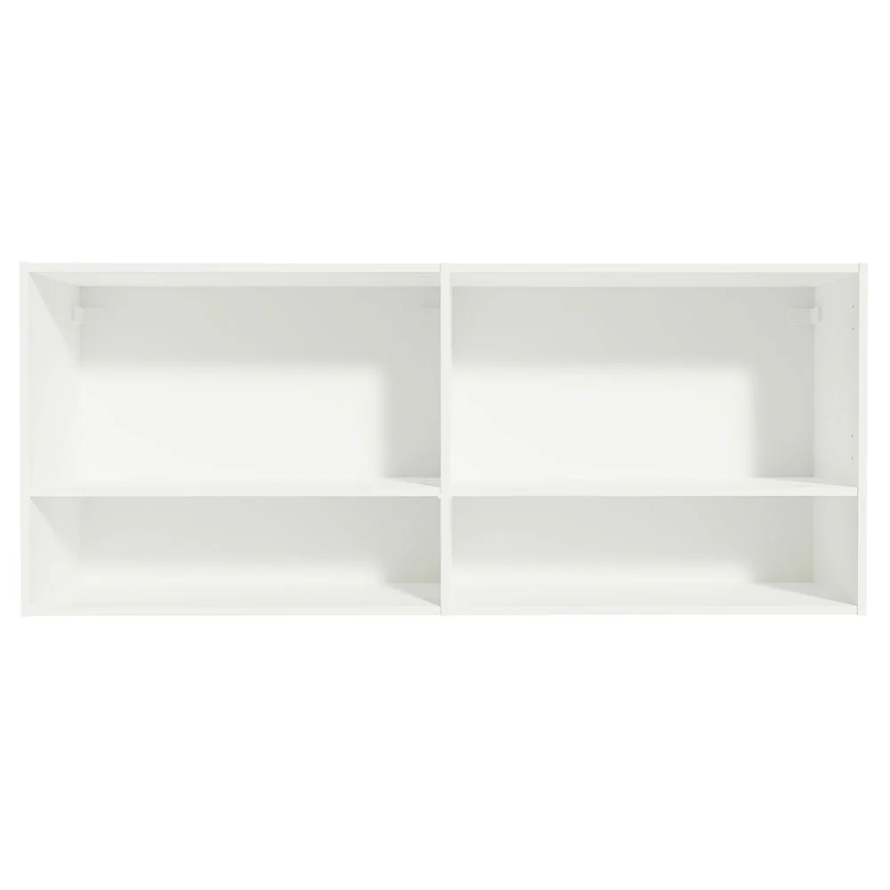 Armário Aéreo 120 cm 2 Portas 2 Nichos Branco para Cozinha Madesa - Image 5