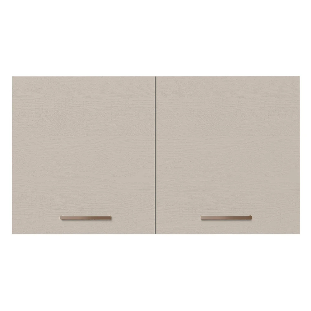Armário Aéreo 120 cm 2 Portas Branco/Crema Agata Madesa - Image 5