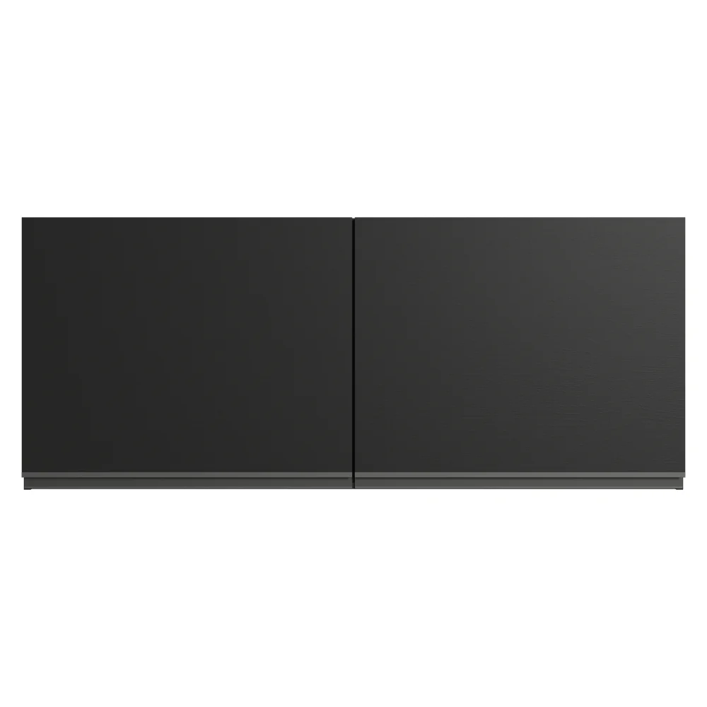 Armário Aéreo 120 cm 2 Portas Preto Nice Madesa - Image 10