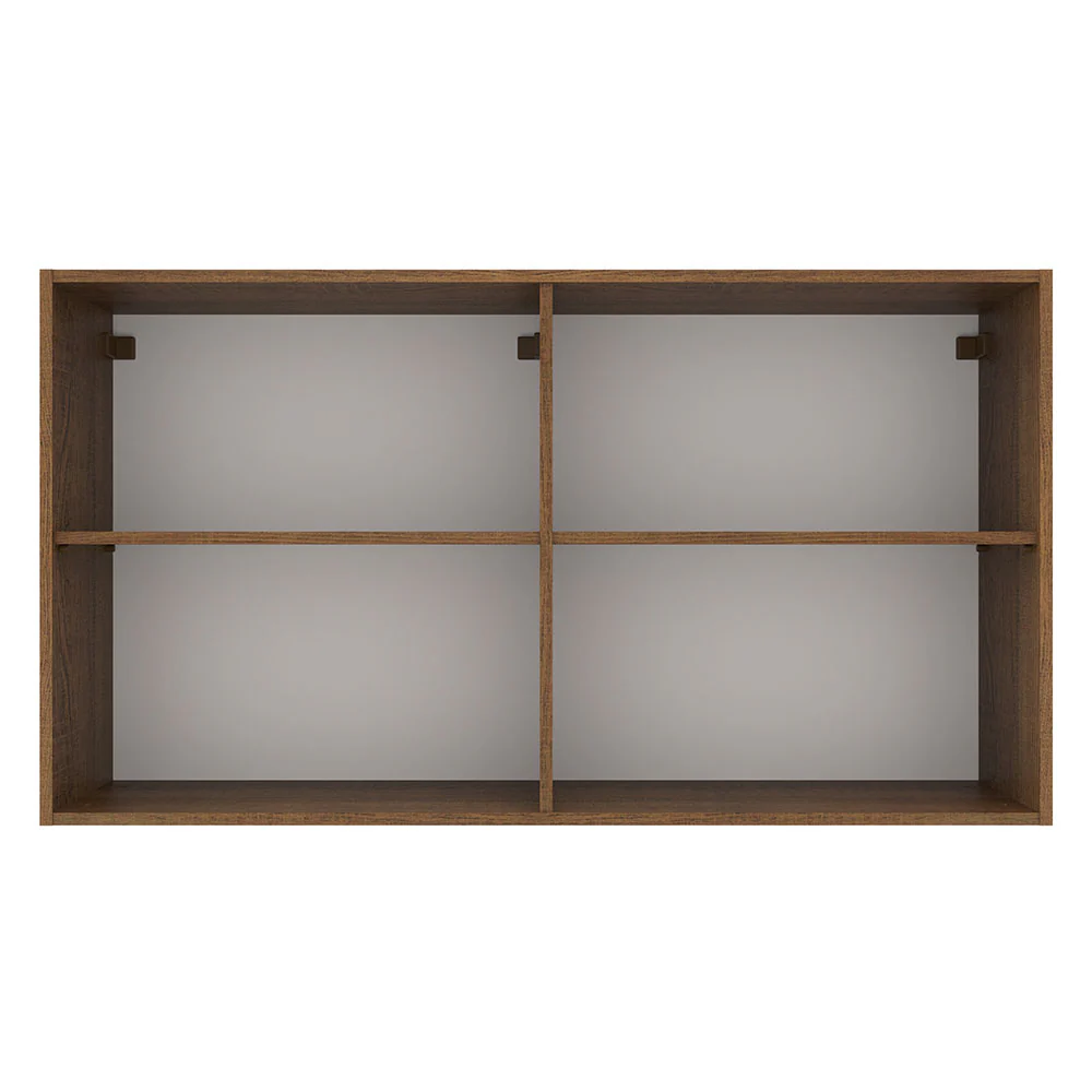 Armário Aéreo 120 cm 2 Portas Rustic/Crema Agata Madesa - Image 6