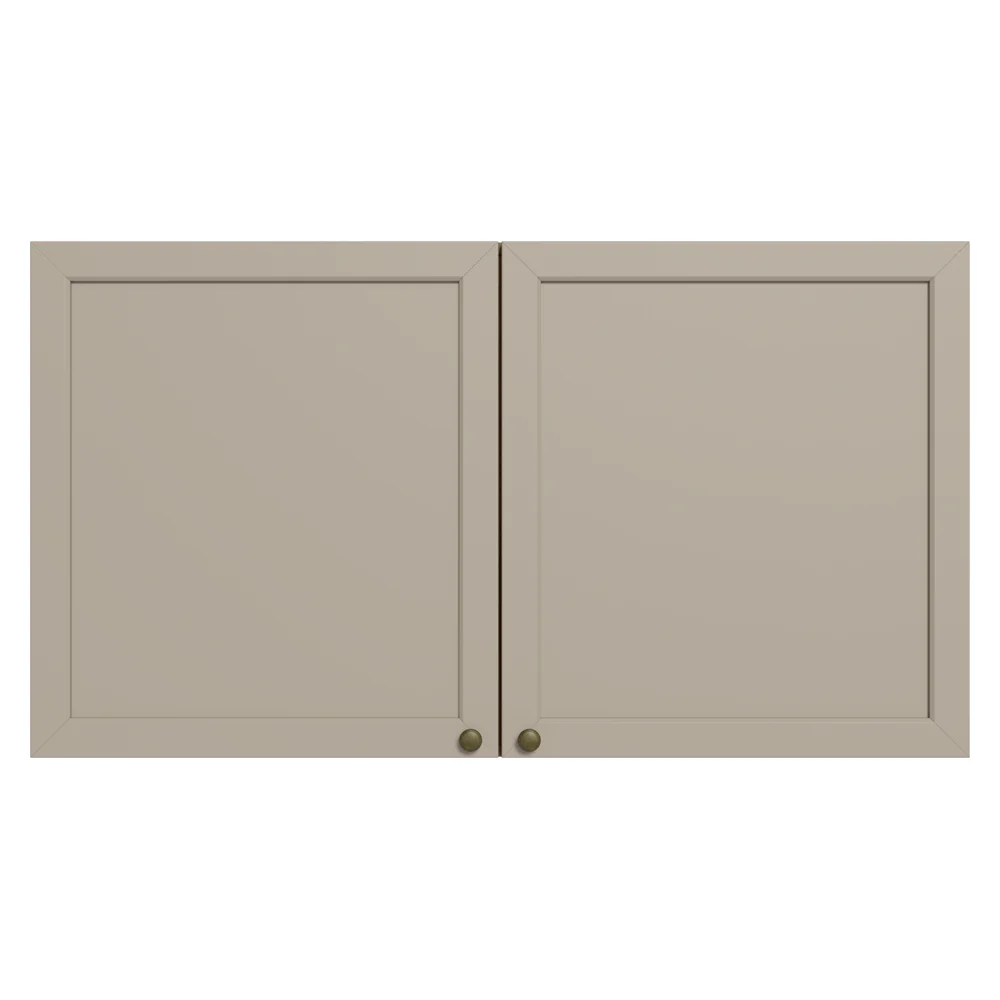 Armário Aéreo 120 cm 2 Portas Rustic/Crema Vik Madesa - Image 11