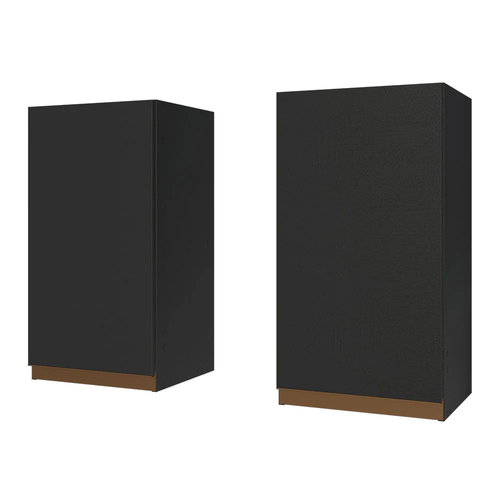 Armário Aéreo 70 cm 2 Portas Preto Reims Madesa - Image 15
