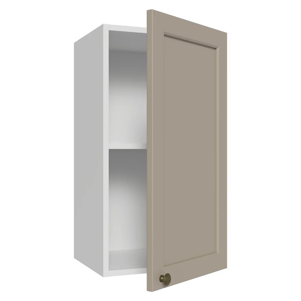 Armário Aéreo 35 cm 1 Porta Branco/Crema Vik Madesa - Image 8