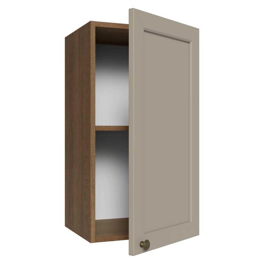Armário Aéreo 35 cm 1 Porta Rustic/Crema Vik Madesa - Image 8