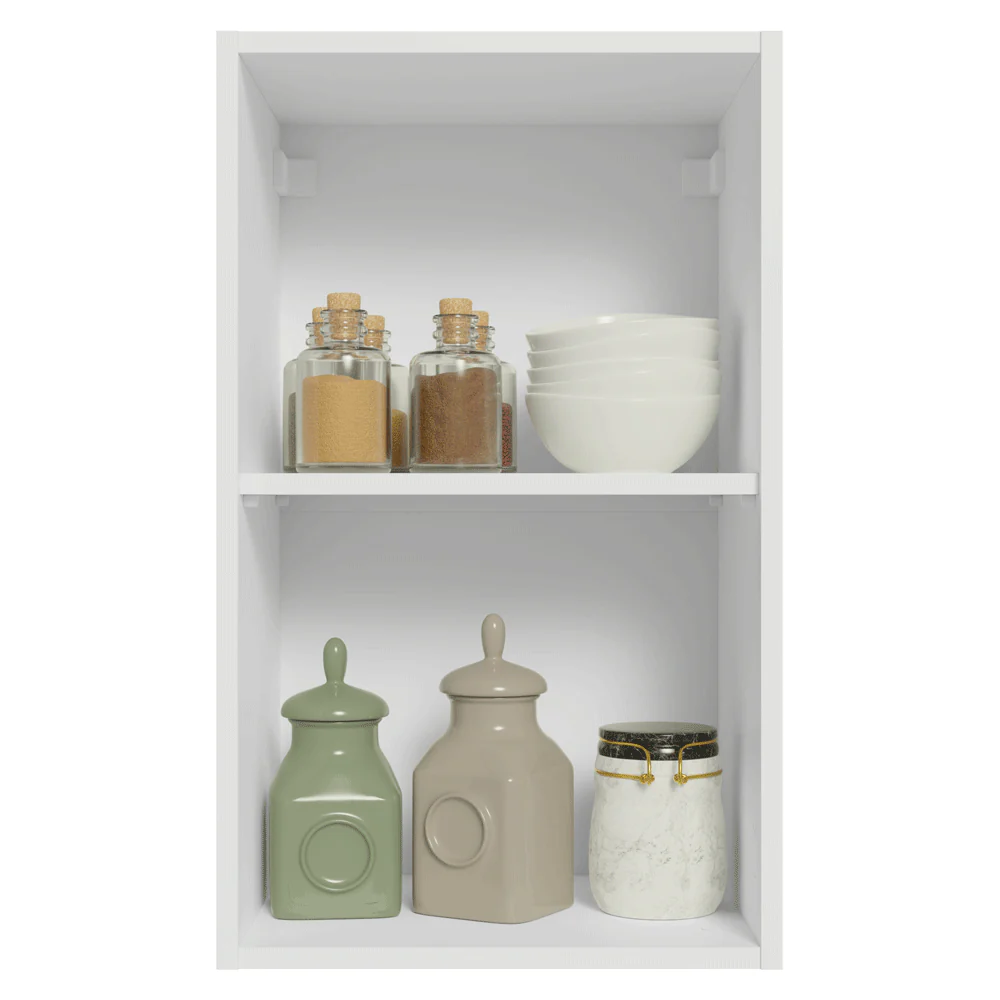 Armário Aéreo 40 cm 1 Porta Branco/Crema Vik Madesa - Image 4