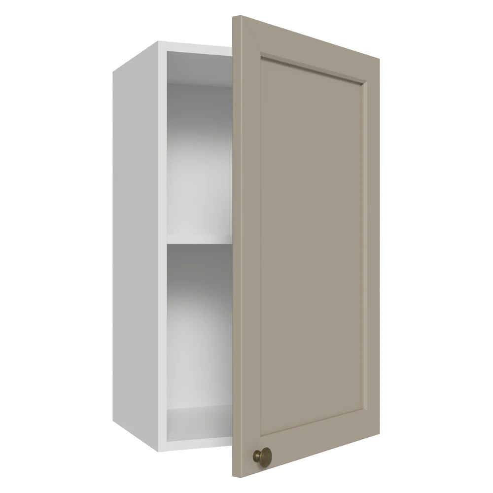 Armário Aéreo 40 cm 1 Porta Branco/Crema Vik Madesa - Image 8