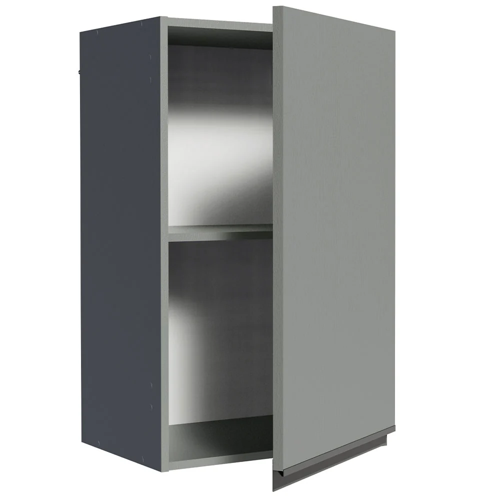 Armário Aéreo 40 cm 1 Porta Cinza Nice Madesa - Image 6