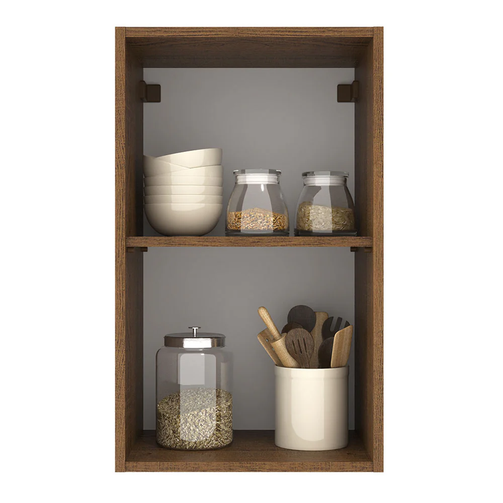 Armário Aéreo 40 cm 1 Porta Rustic/Crema Agata Madesa - Image 3