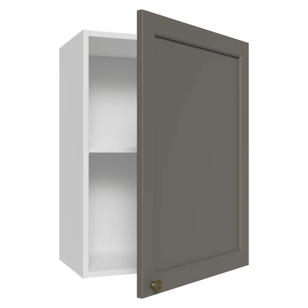 Armário Aéreo 50cm 1 Porta Branco/Cinza Vik Madesa - Image 7
