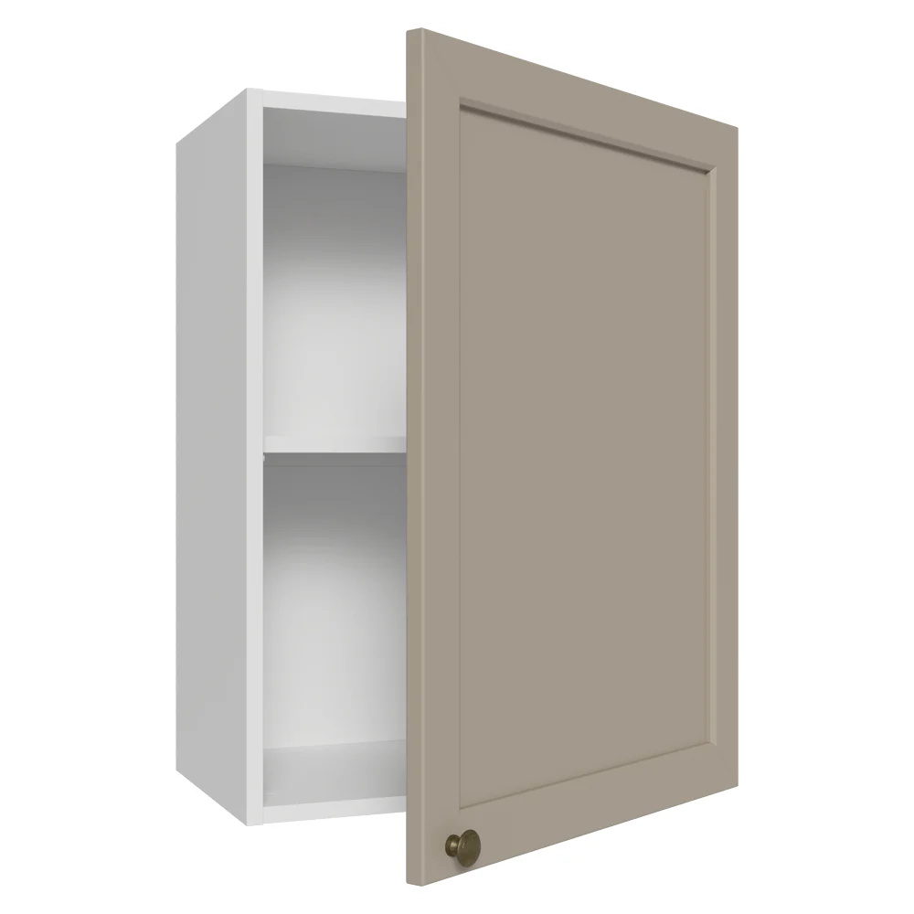 Armário Aéreo 50cm 1 Porta Branco/Crema Vik Madesa - Image 8