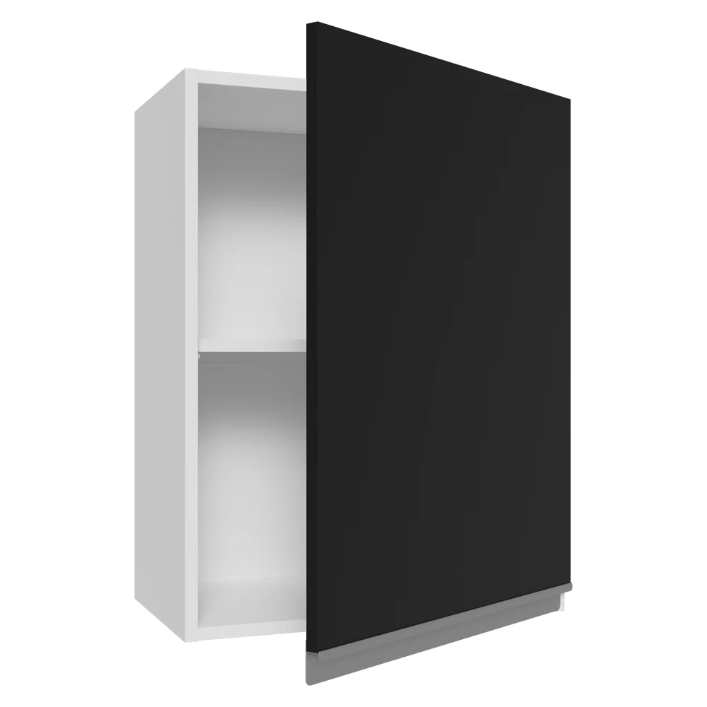 Armário Aéreo 50cm 1 Porta Branco/Preto Glamy Madesa - Image 7