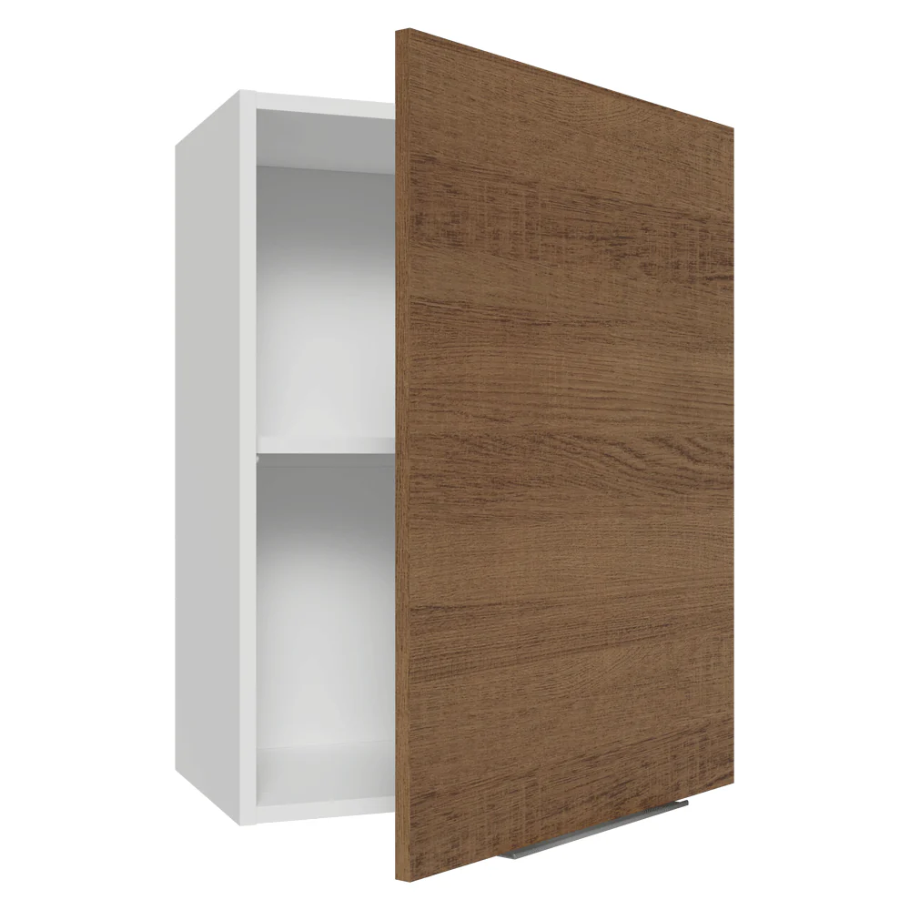 Armário Aéreo 50cm 1 Porta Branco/Rustic Stella Madesa - Image 7