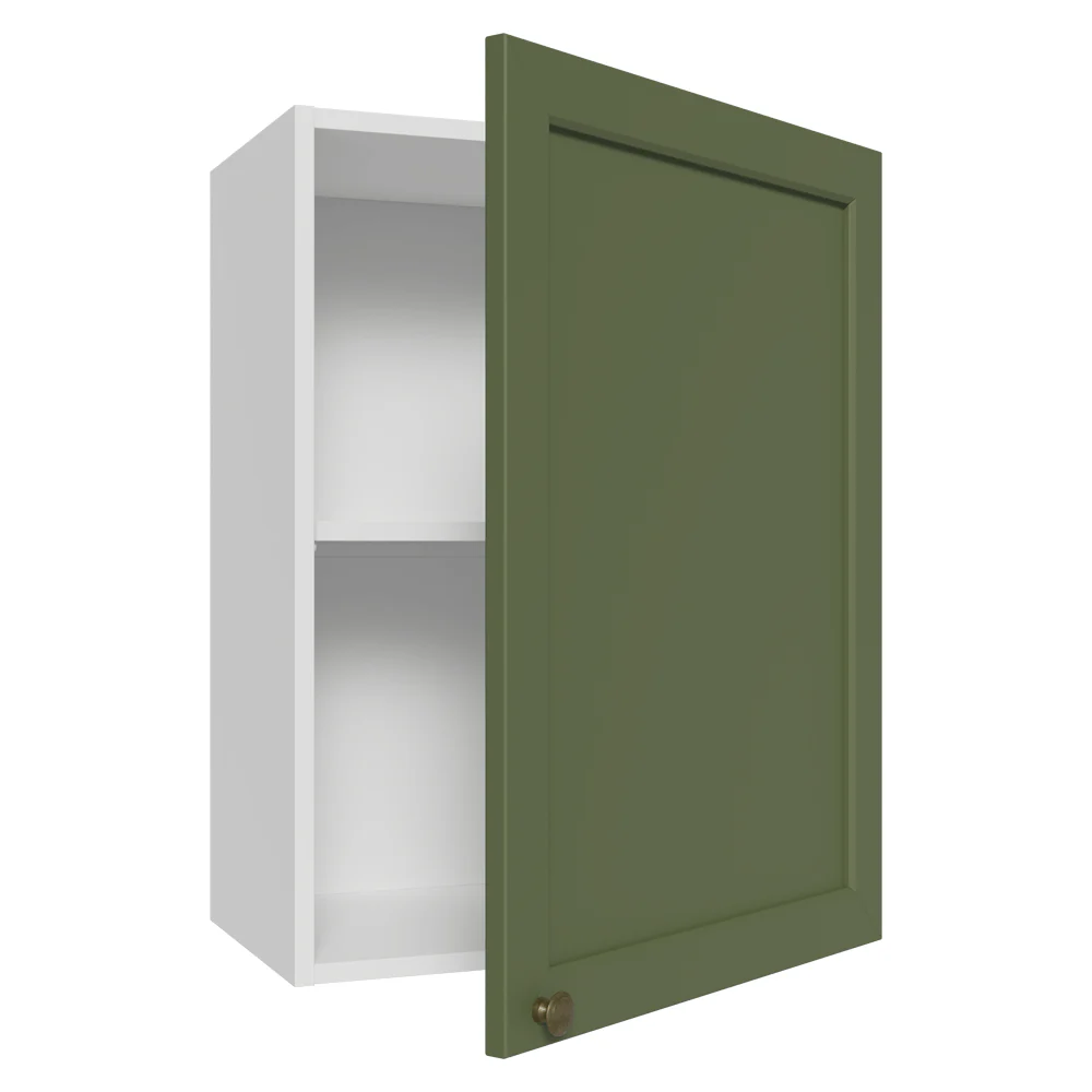 Armário Aéreo 50cm 1 Porta Branco/Verde Vik Madesa - Image 7