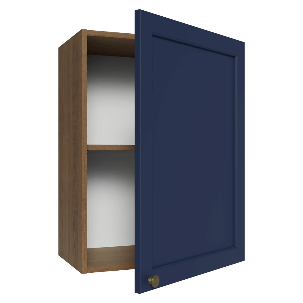 Armário Aéreo 50cm 1 Porta Rustic/Azul Vik Madesa - Image 7