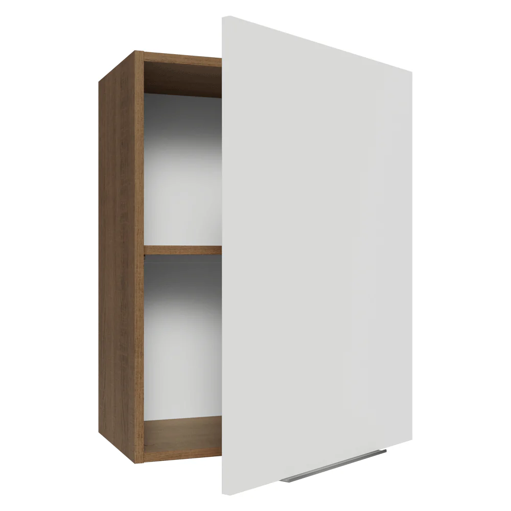 Armário Aéreo 50cm 1 Porta Rustic/Branco Stella Madesa - Image 7