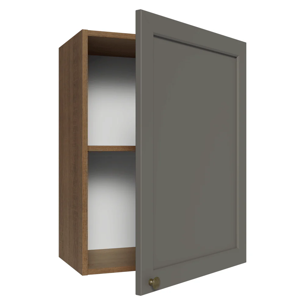 Armário Aéreo 50cm 1 Porta Rustic/Cinza Vik Madesa - Image 7