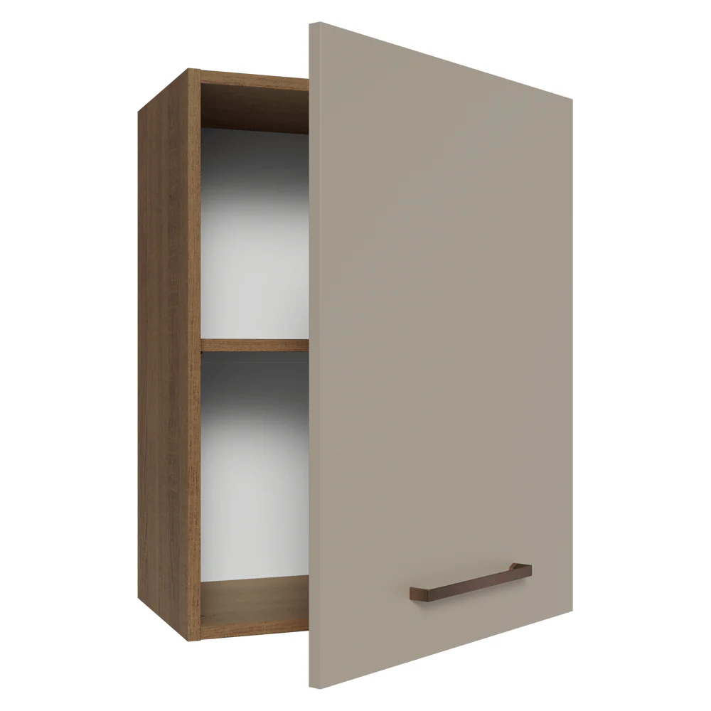 Armário Aéreo 50cm 1 Porta Rustic/Crema Agata Madesa - Image 7