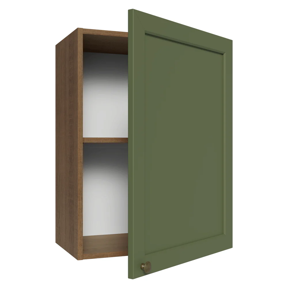 Armário Aéreo 50cm 1 Porta Rustic/Verde Vik Madesa - Image 7