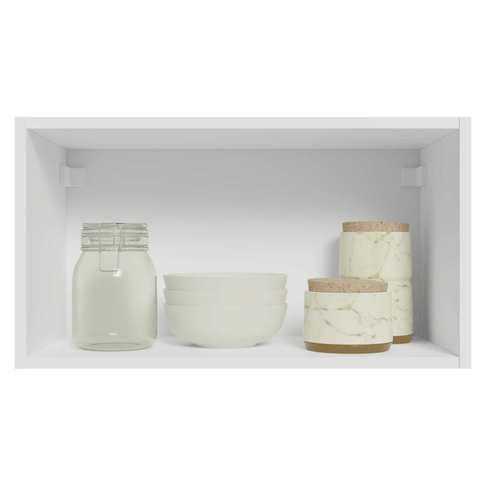 Armário Aéreo 60 cm 1 Porta Basculante Branco/Azul Vik Madesa - Image 4