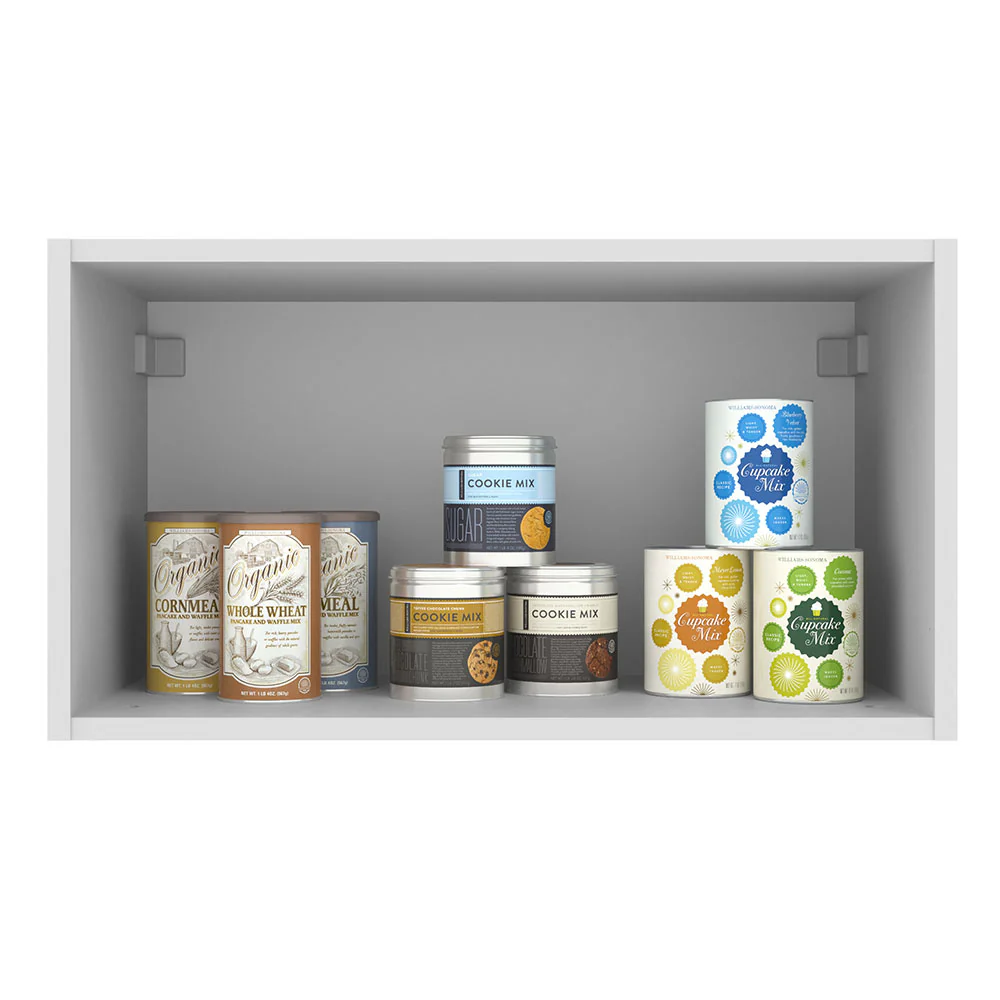 Armário Aéreo 60 cm 1 Porta Basculante Branco/Crema Agata Madesa - Image 3