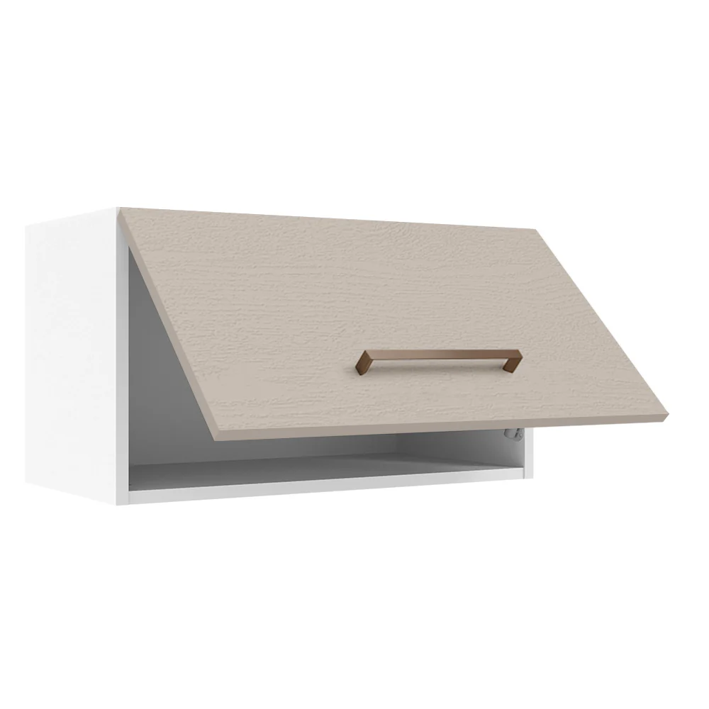 Armário Aéreo 60 cm 1 Porta Basculante Branco/Crema Agata Madesa - Image 4