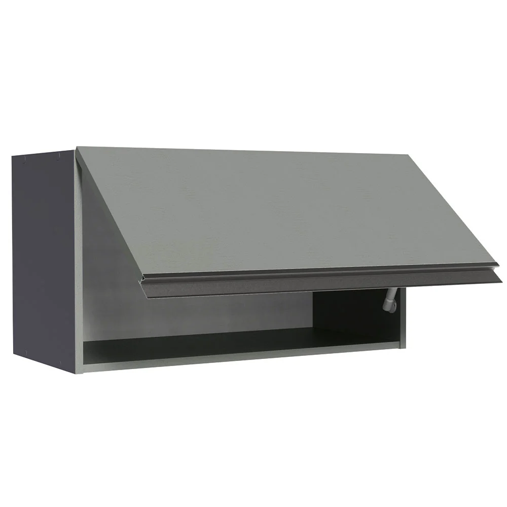 Armário Aéreo 60 cm 1 Porta Basculante Cinza Nice Madesa - Image 6