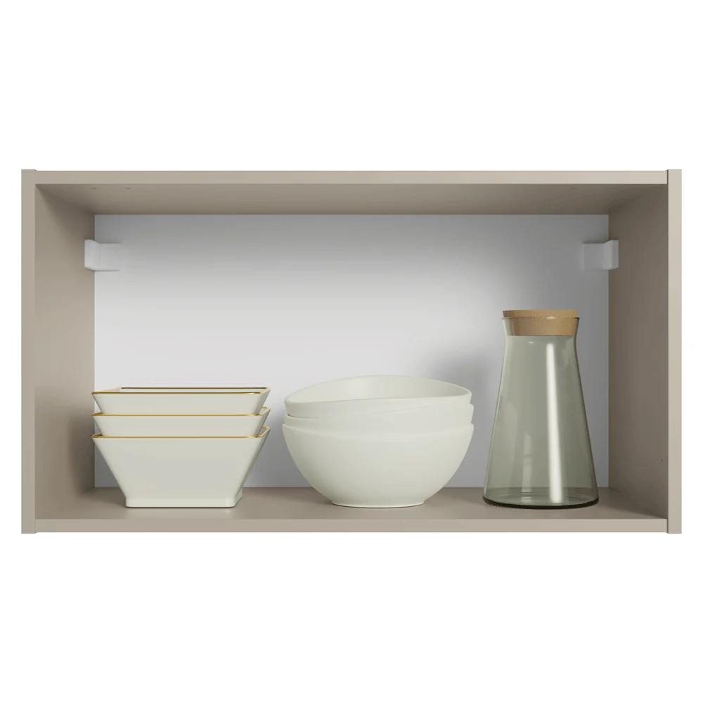 Armário Aéreo 60 cm 1 Porta Basculante Crema Nice Madesa - Image 4
