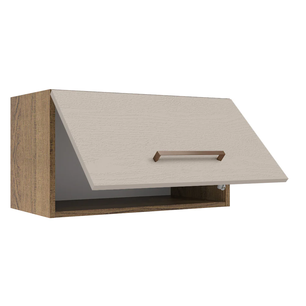 Armário Aéreo 60 cm 1 Porta Basculante Rustic/Crema Agata Madesa - Image 4