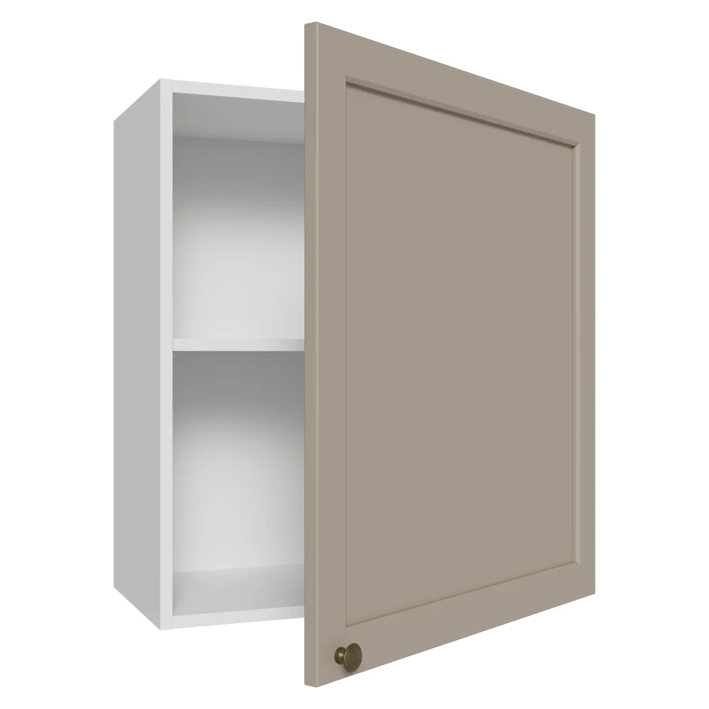 Armário Aéreo 60 cm 1 Porta Branco/Crema Vik Madesa - Image 8