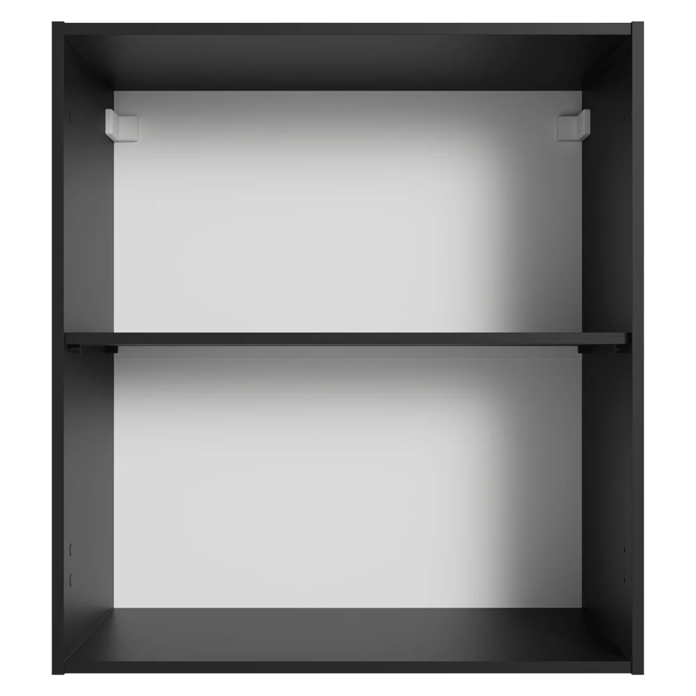 Armário Aéreo 60 cm 1 Porta Preto Nice Madesa - Image 12