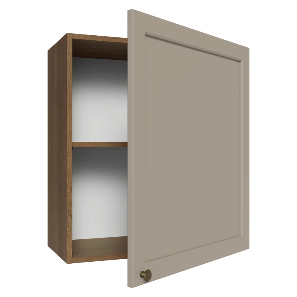 Armário Aéreo 60 cm 1 Porta Rustic/Crema Vik Madesa - Image 8