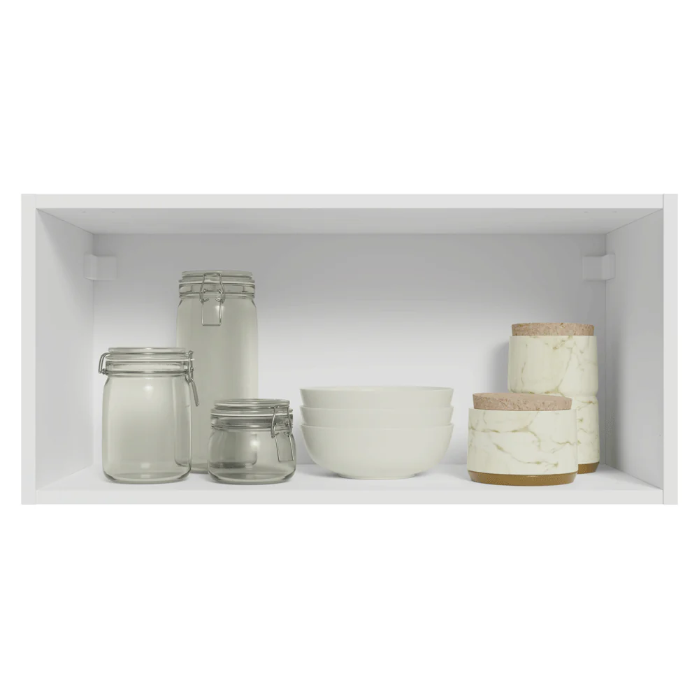 Armário Aéreo 70 cm 1 Porta Basculante Branco/Crema Vik Madesa - Image 4
