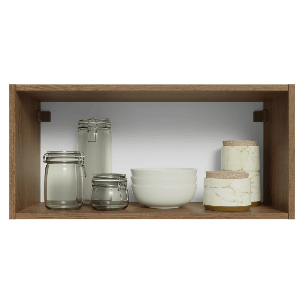 Armário Aéreo 70 cm 1 Porta Basculante Rustic/Crema Vik Madesa - Image 4