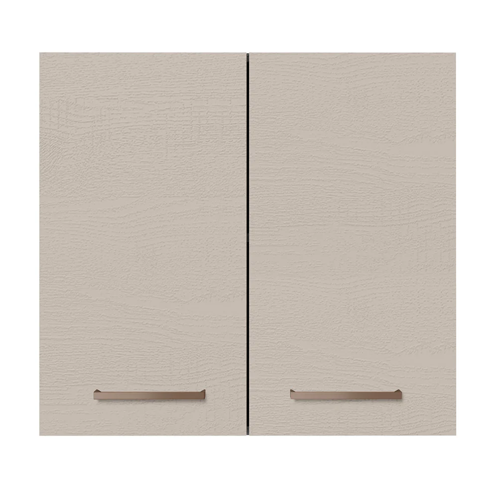 Armário Aéreo 70 cm 2 Portas Branco/Crema Agata Madesa - Image 5