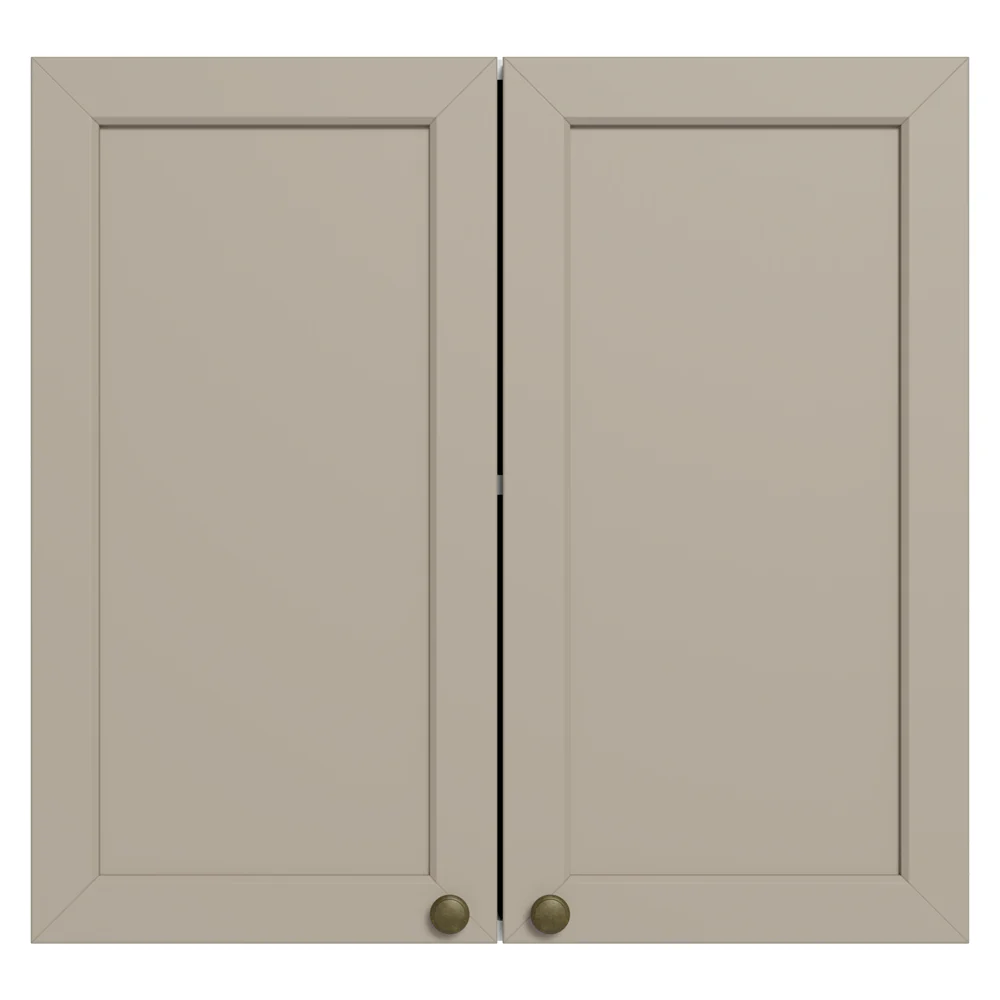 Armário Aéreo 70 cm 2 Portas Branco/Crema Vik Madesa - Image 11