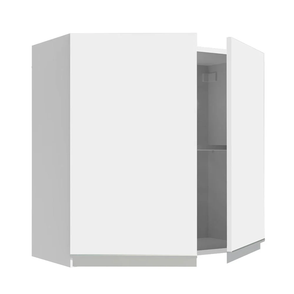 Armário Aéreo 70 cm 2 Portas Branco Glamy Madesa - Image 5