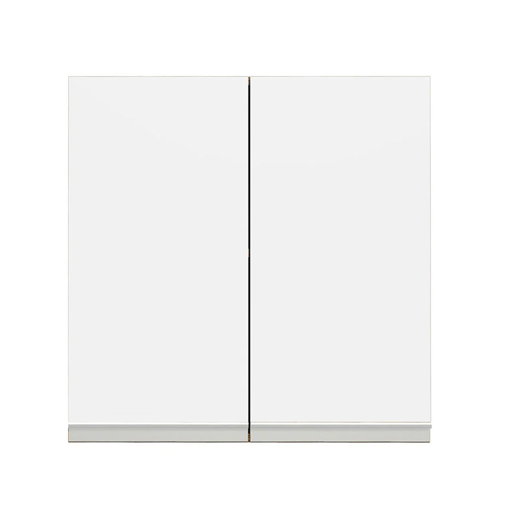 Armário Aéreo 70 cm 2 Portas Rustic/Branco Glamy Madesa - Image 6