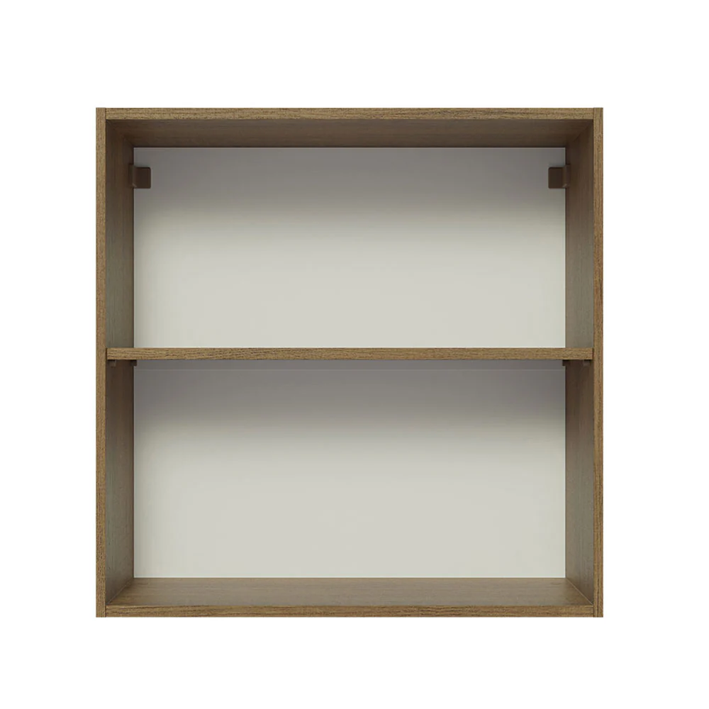 Armário Aéreo 70 cm 2 Portas Rustic/Branco Glamy Madesa - Image 7